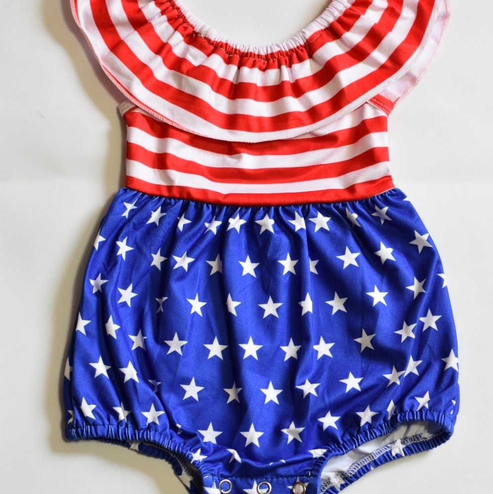 4th of July baby romper, 4th of july outfits